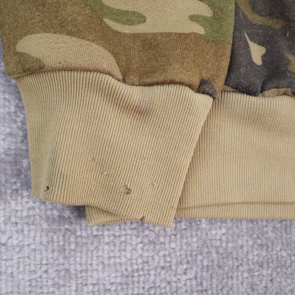 VTG Thrashed Duck Bay Camouflage XL Multicolor Long Sleeve Pullover Sweatshirt - Picture 8 of 16